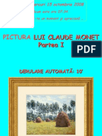 Pictura Lui Claude Monet (Partea i 47 Diapozitive