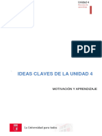 Ideas Claves. Unidad 4. Aprendizaje