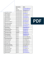 Lecturer's Contacts Final 2020 Updated