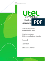 Cont de Costos Sem2 Evid de Aprendizaje HildaLeticiaEspinosaGonzález 010606640