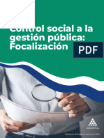 Control Social A La Gestión Pública Focalización - PDF Glosario