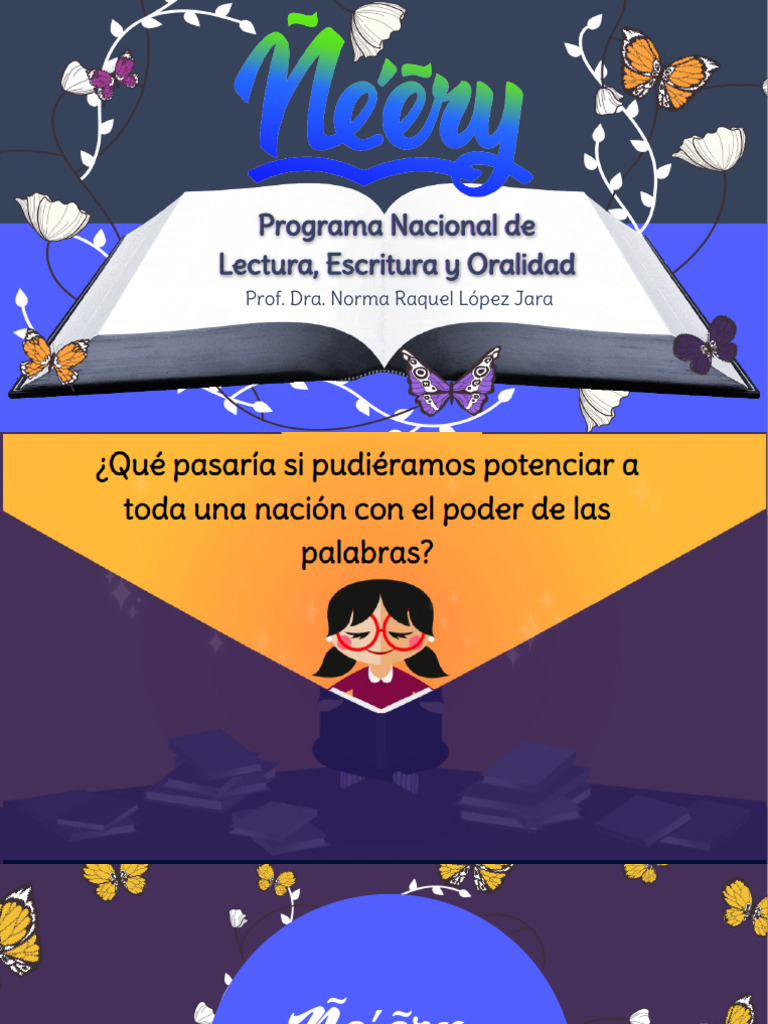 Programa Nacional Ñe'ẽry: Lectura y Escritura | PDF | Paraguay | Enseñando