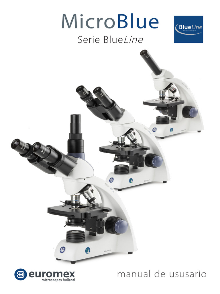 Manual de usuario del Microscopio MicroBlue | PDF
