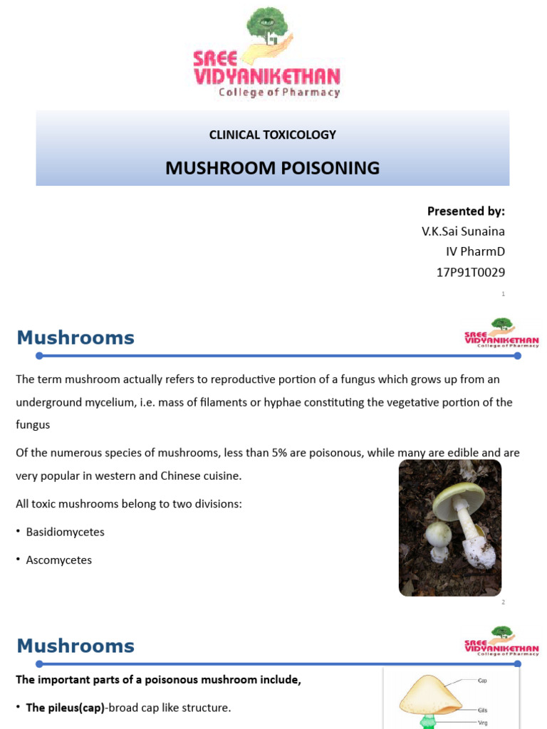Mushroom Poisoning PDF