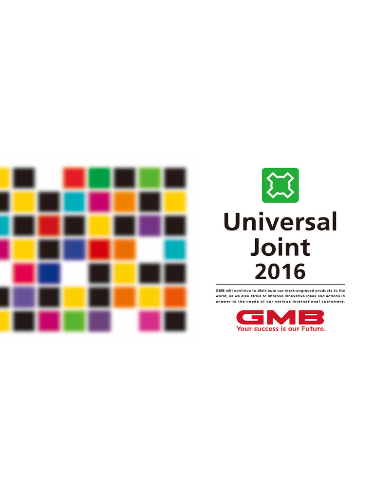 U Joint Catalog GMB PDF