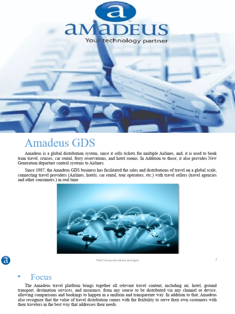 Amadeus GDS: Revolutionizing Travel Distribution | PDF