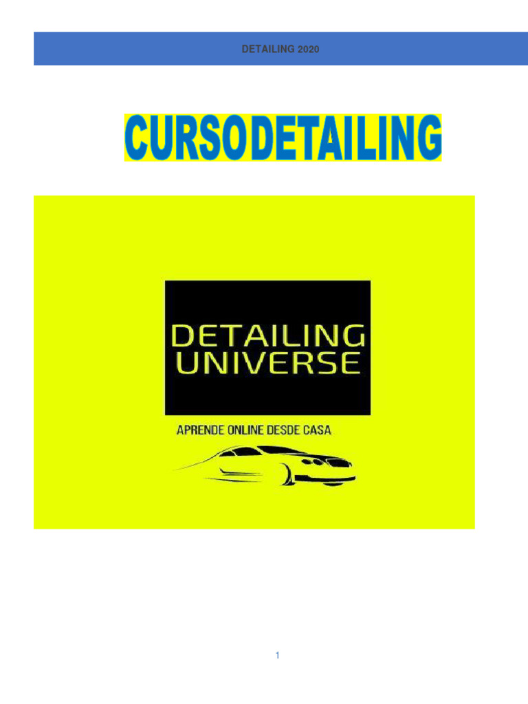 Introducción Al Detailing - Parte 1 | PDF