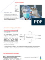 Innovaciones Tecnológica y No Tecnológica