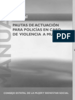 Manual de Actuacion para Policias en Casos de Violencia A Mujeres