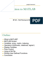 Lab 1 Introduction To MATLAB