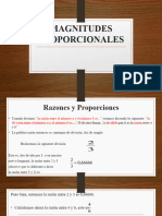 Magnitudes Proporcionales