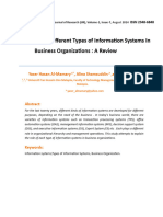 The Role of Different Types of Informati