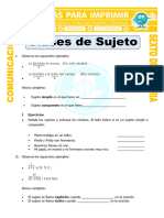 Clases de Sujetos, Lunes 16 de Octubre