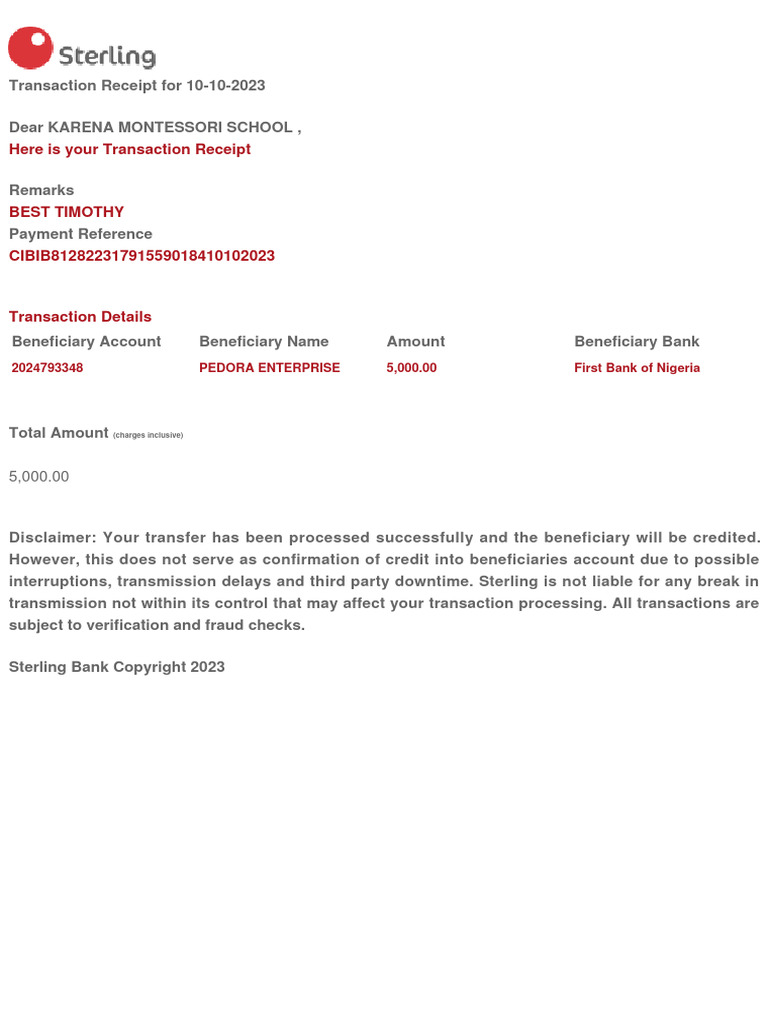 TransactionReceipt - 10 - 10 - 2023 6 - 40 - 59 AM | PDF