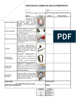 Checklist Linea de Vida Retractil