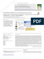 First Detection of SARS CoV 2 in Untreated Wast - 2020 - Science of The Total en