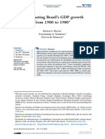 Revista Brasileira de Economia - Reestimating Brazil's GDP Growth From 1900 To 1980