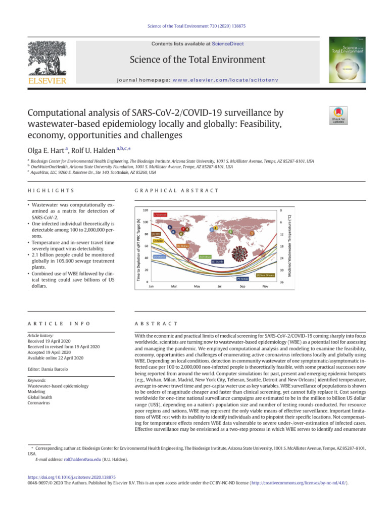 Computational Analysis of SARS CoV 2 COVID 19 Surveillance - 2020 ...