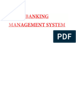 Banking System Report