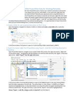 Export Locks File Project Wise Data For Working Remotely