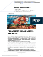 Quaresma de São Miguel Arcanjo 4