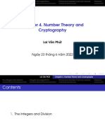 Chapter 4. Number Theory and Cryptography