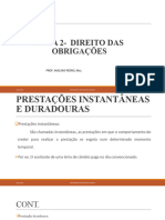 Aula 2 - Direito Das Obrigaã - Ã - Es - 032828