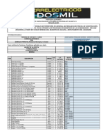 Lista de Precios Ferrelectricos 2000