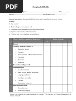 Precepting Tool Checklist