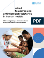 People-Centred Approach To Addressing Antimicrobial Resistance in Human Health