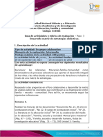 Guía de Actividades y Rúbrica de Evaluación - Paso 3 - Matríz de Estrategias Didácticas