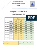 Planning Des TP-Thermo & RDM2 - S6-GC - 2021-2022