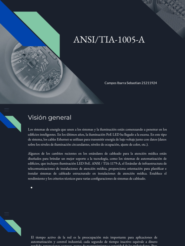 Sistemas de Cableado en Edificios Inteligentes | PDF | Diodo emisor de ...