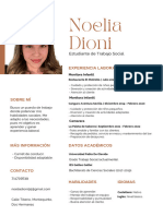 Noelia Dioni. Currículum PDF