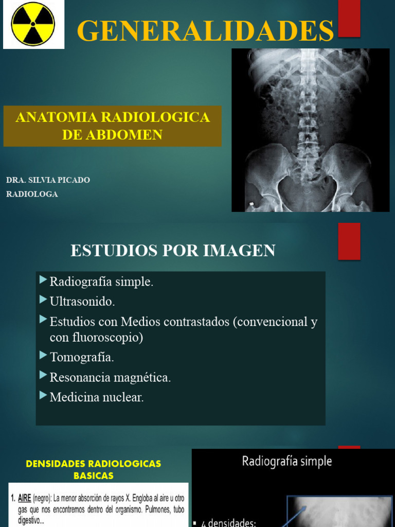 Generalidades de Anatomia Radiologica | PDF