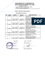 2.2 Jadwal Kegiatan Keagamaan Akriditasi Fix