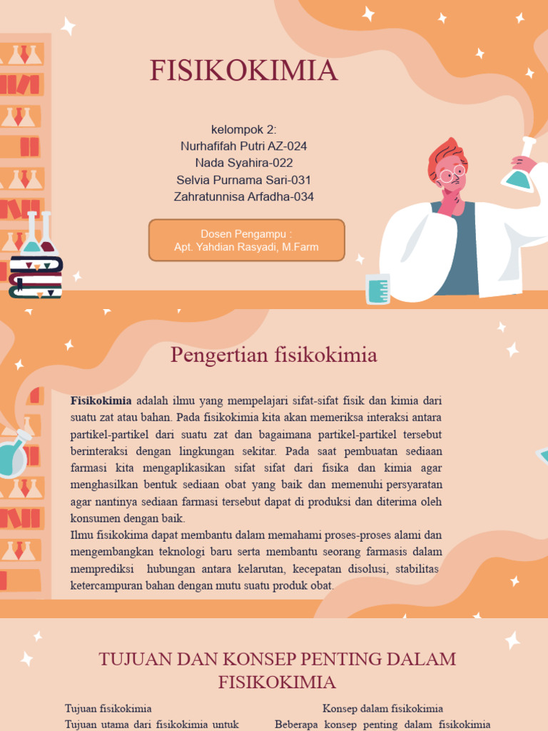 Sifat Fisikokimia dalam Farmasi | PDF