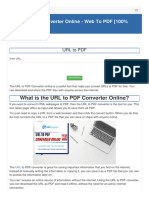 What Is The URL To PDF Converter Online?