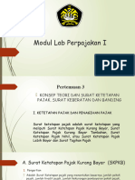 Modul Lab Perpajakan I Pertemuan 3