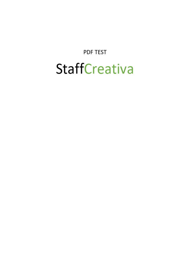 Test PDF | PDF
