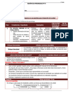 Sesiones de Aprendizaje 3 - Noviembre