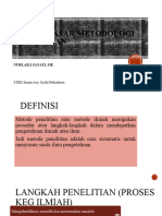 Pert 1 - Dasar-Dasar Metode Penelitian