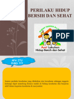 Perilaku Hidup Bersih Dan Sehat