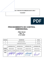 PRO-720-02 - Rev.0 Procedimiento de Control Dimensional