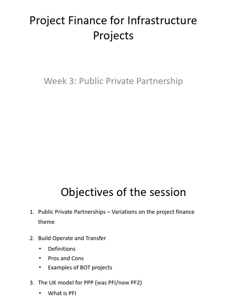 Understanding Public Private Partnerships | PDF | Public–Private ...