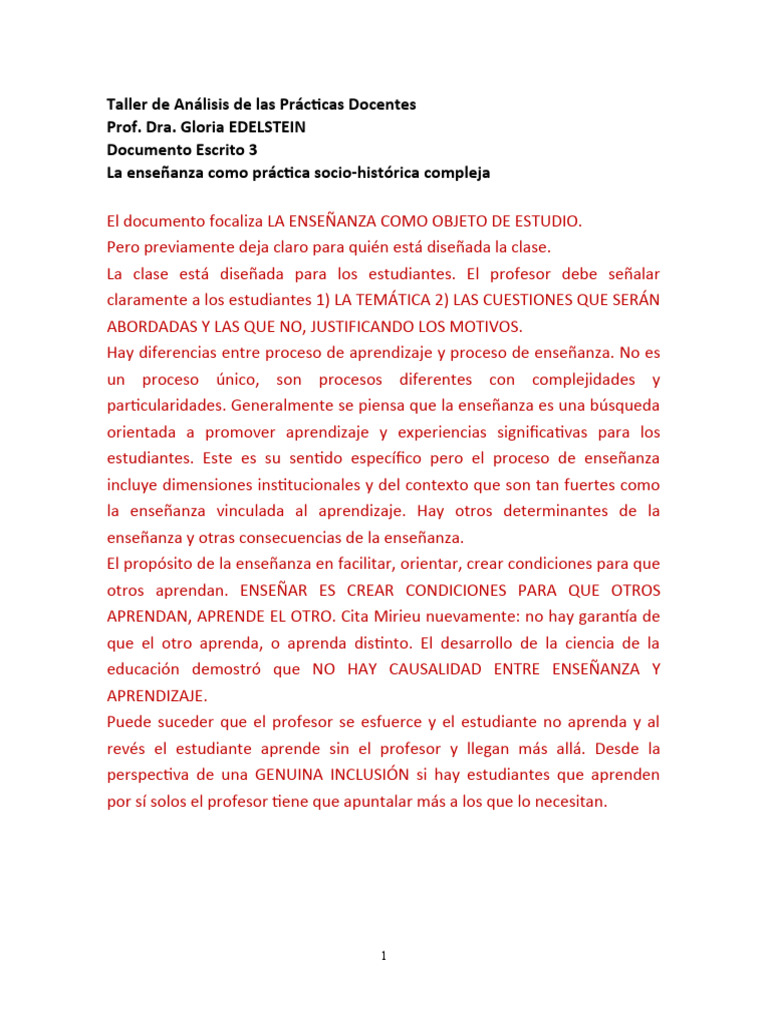 Complejidad de la Enseñanza | PDF | Enseñando | Maestros