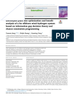 Electrolysis Plant Size Optimization and Benefit Analysis of A Far Offshore Wind-Hydrogen System Based On Information Gap Decision Theory and Chance Constraints Programming