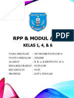 Rencana Pelaksanaan Pembelajaran (Kelas 1, 4, 6)