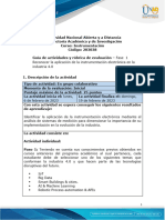 Guia de Actividades y Rúbrica de Evaluación - Fase 1 - Reconocer La Aplicación de La Instrumentación Electrónica en La Industria 4.0