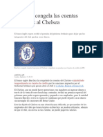 Barclays Congela Las Cuentas Bancarias Al Chelsea